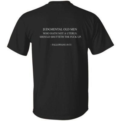 Alternative view of Feminist Uterus Shirt 2-Sided, Pro Choice Shirt, Women's Rights Tee, Anatomy Art Front Back Print, Activism Graphic Shirt